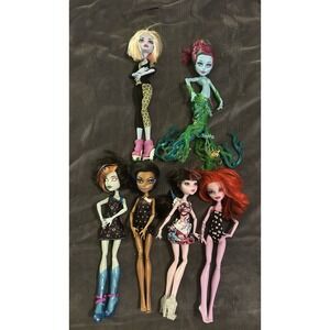 Monster High Dolls Lot Of 6